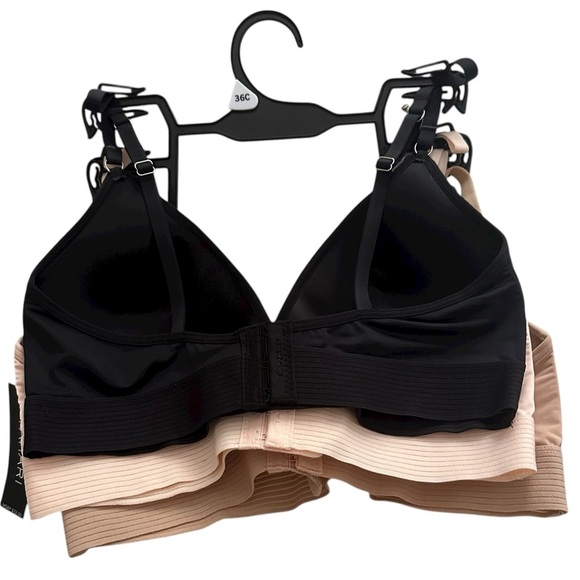 Tahari Wire Free Bras 3 Pack NWT Size 36C - Picture 2 of 9